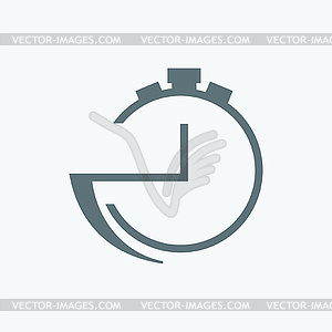 Stopwatch icon - vector image