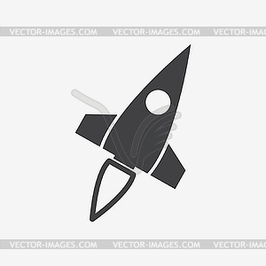 Rocket icon - vector clipart
