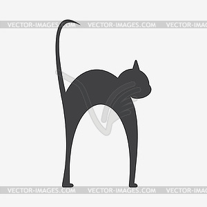 Кошка Иконка - иллюстрация в векторе