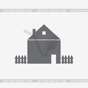 Home icon - vector clipart