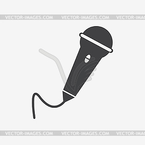 Microphone icons - vector clipart