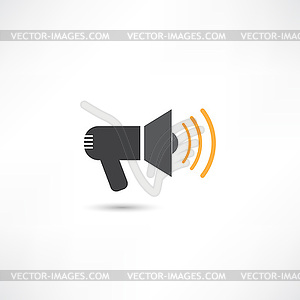 Megaphone icon - vector clip art