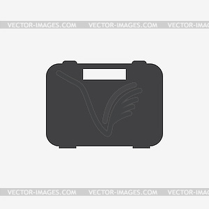 Case icon - vector clipart