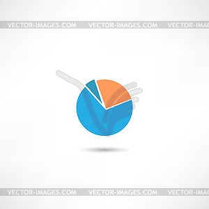 Chart icon - vector clipart / vector image