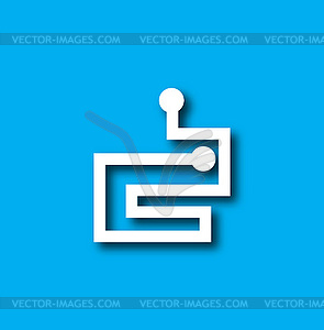 Maze icon - vector image