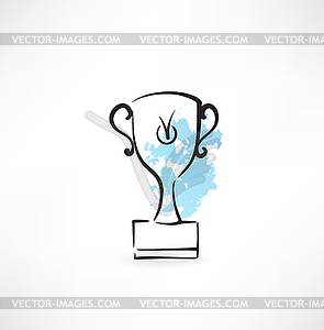 Cup winner icon - vector clipart