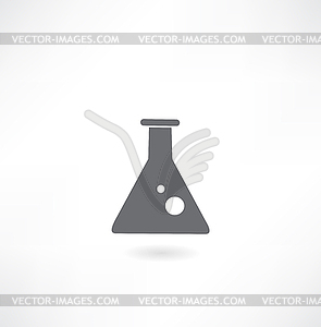 Laboratory glass - vector image