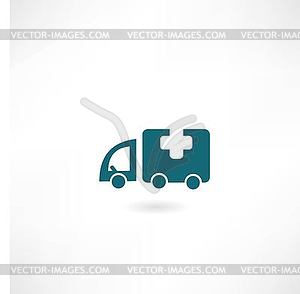 Ambulance icon - vector clipart