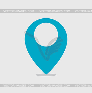 Mapping pin icon - vector clip art