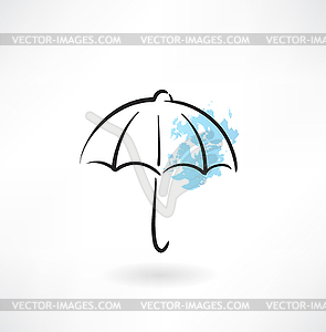 Umbrella icon - vector image