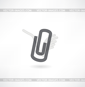 Paperclip icon - vector image