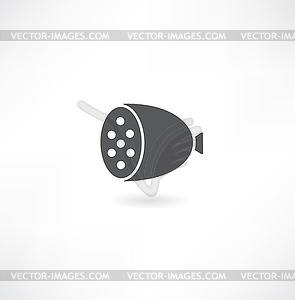 Sausage icon - vector clip art