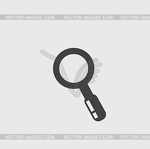 Magnifier icon - vector image