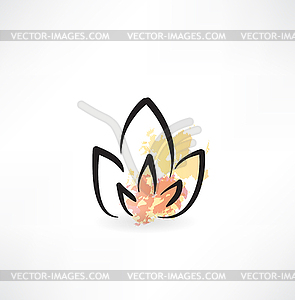 Fire icon - vector clipart