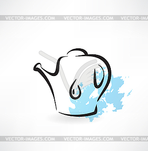 Watering can icon - vector clip art