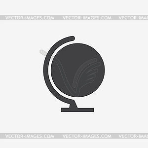 Geography earth globe icon - - vector clip art