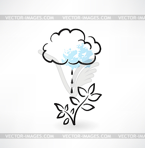 Eco icon - vector image