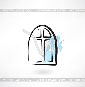 Window icon - vector image