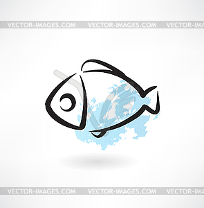 Fish icon - vector clipart