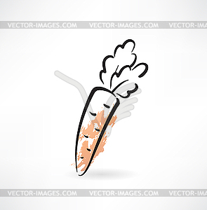 Carrot icon - vector clipart