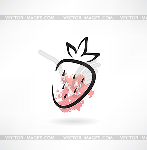 Strawberry icon - vector clipart