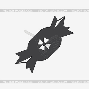 Конфеты значок - векторный клипарт / векторное изображение