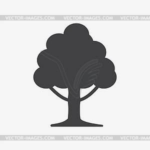 Tree icon - vector image