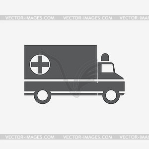 Ambulance icon - vector clip art