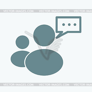 Comment icon - vector image