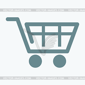 Shopping cart - vector clip art