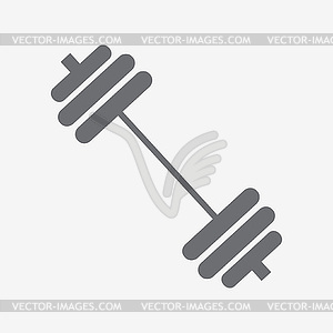 Athletics fitness icon - vector image