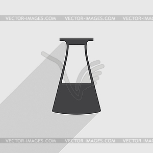 Flask icon - vector clip art