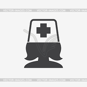 Medical worker icon - vector image