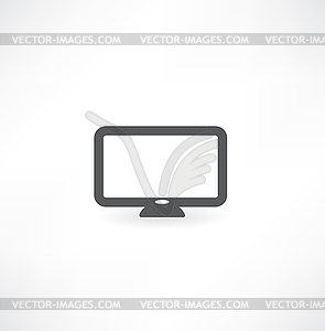 Monitor icon - vector clipart