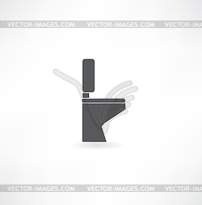 WC bathroom toilet - vector image