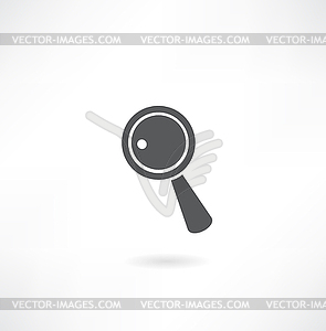 Magnifying glass - vector clipart