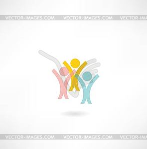 People icon - vector clipart