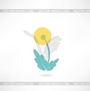 Dandelion icon - vector image