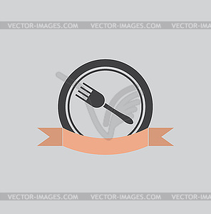 Eatery symbol - vector clipart