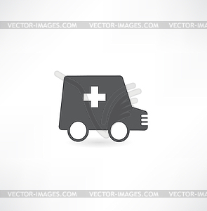 Icon Ambulance icon - vector clipart