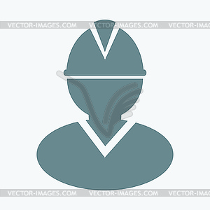Builder icon - vector clipart