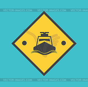 Speedboat - vector image