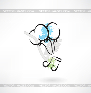 Balloon icon - vector clipart