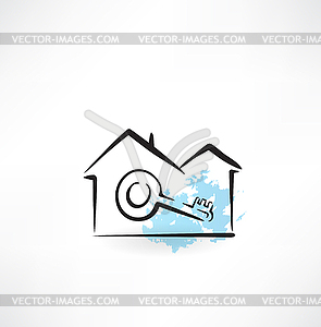 Home icon - vector clip art