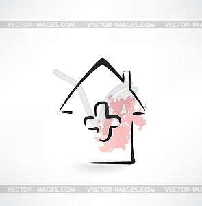 Home icon - vector clip art