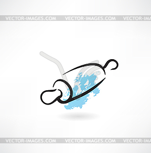 Rolling pin icon - vector image