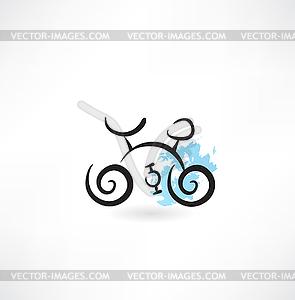 Bicycle icon - vector clip art