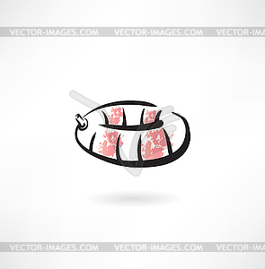 Lifebuoy icon - vector clip art