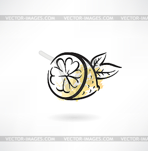 Lemon icon - vector clipart