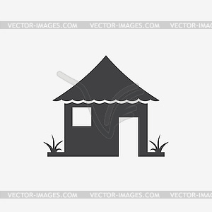 Home icon - vector image